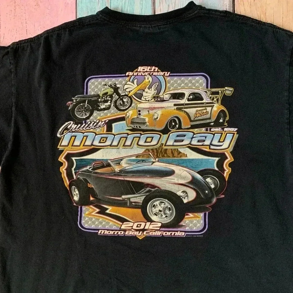 Cruisin Morro bay 2012 car tee short sleeve - Picture 7 of 7